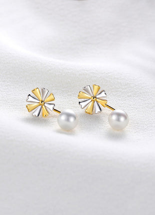 Flower Pearl Earrings E0534