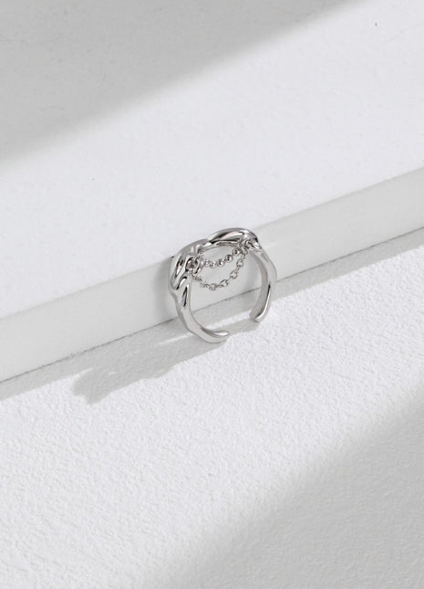 Sterling silver ring J0125