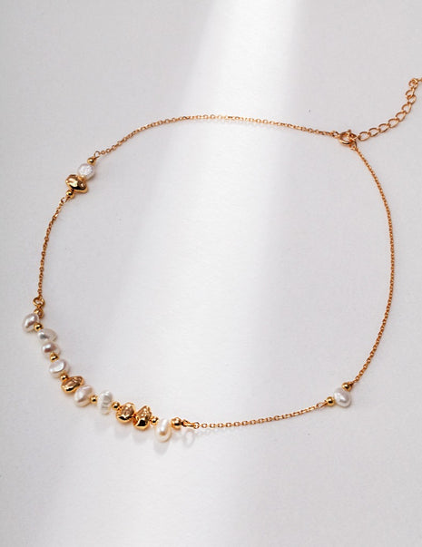 Sterling silver pearl bracelet YS0002