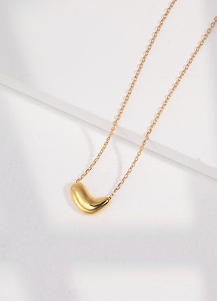 Simple silver necklace YD0013