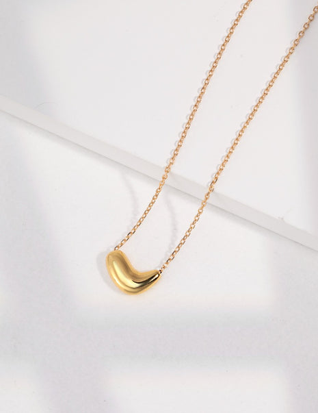 Simple silver necklace YD0013