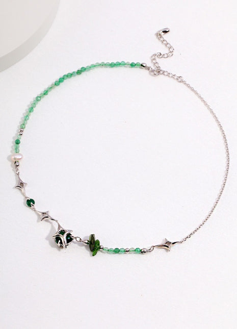 Sterling silver necklace YD0019