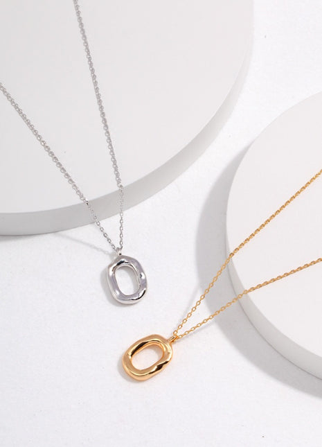 Silver Collarbone Necklace D0202