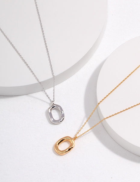Silver Collarbone Necklace D0202