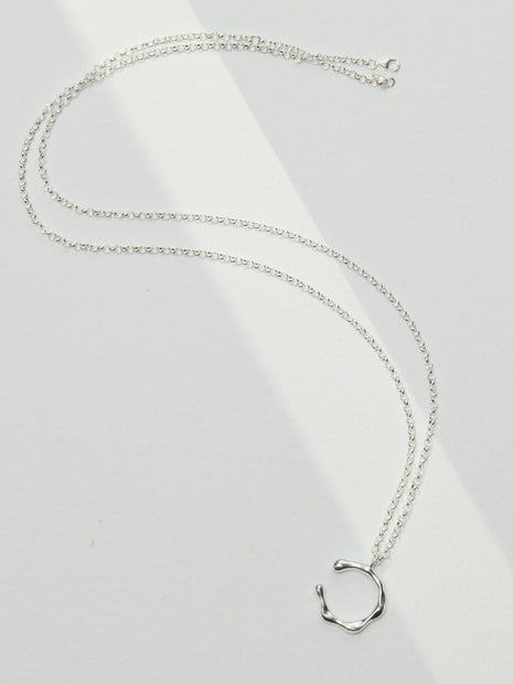 Lava Series Silver Necklace D0224-1