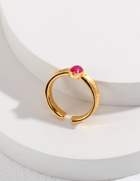 Sterling silver ring YJ0013