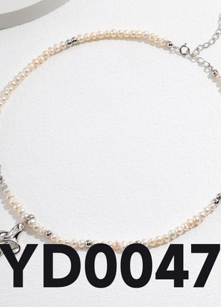 Sterling Silver Pearl Necklace YD0047
