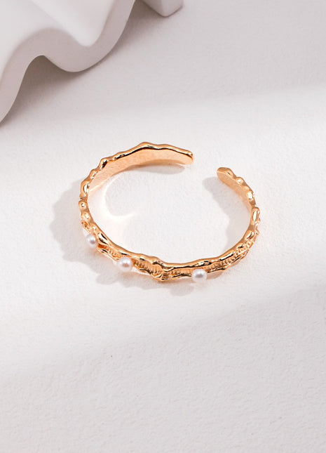 Silver Pearl Bracelet S0042