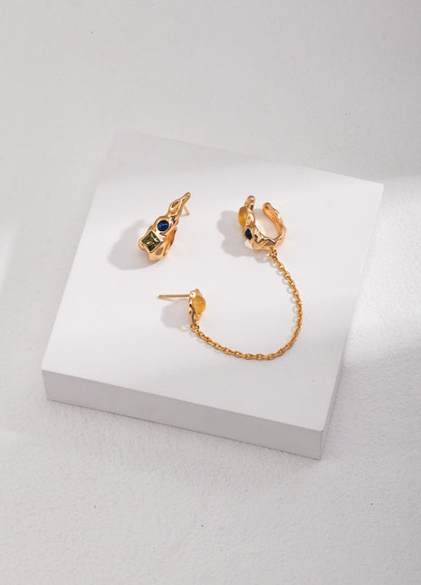 Vintage Gemstone Earrings E0903