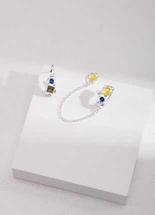 Vintage Gemstone Earrings E0903