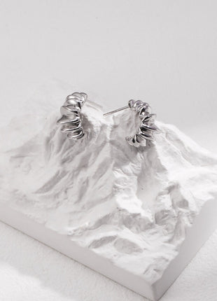 Sterling silver earrings E0976