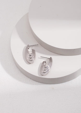 Sterling silver earrings E0975