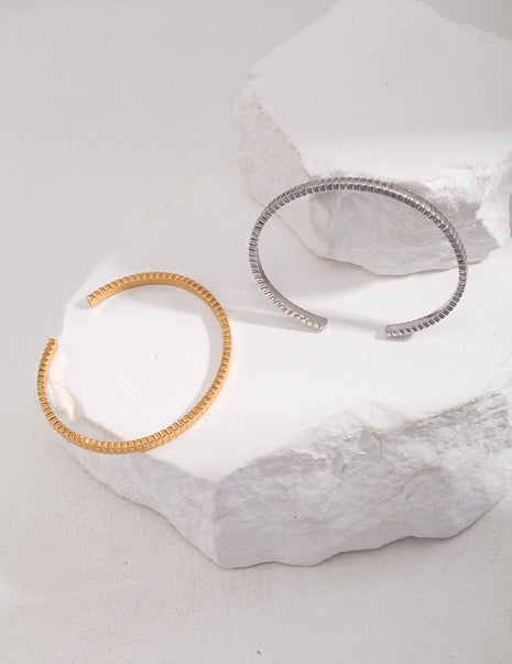 Sterling silver simple ring J0203