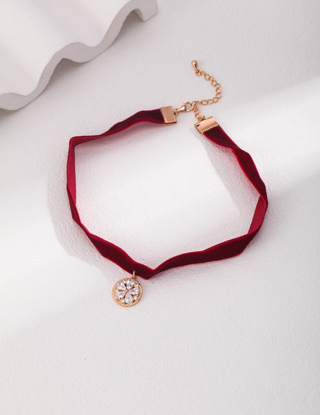 Sterling silver simple necklace D0142