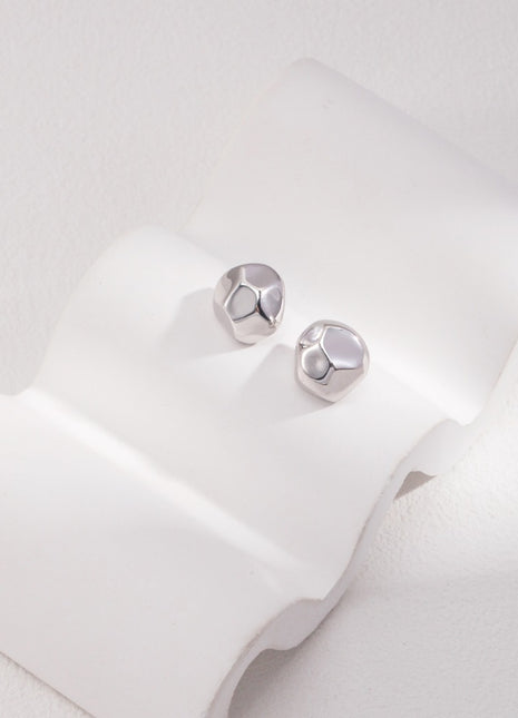 Sterling silver simple earrings E0998