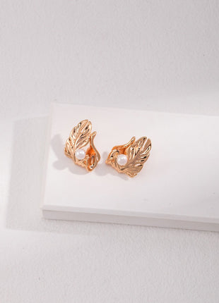 Sterling silver pearl earrings E0936