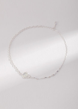 Pure silver necklace D0275