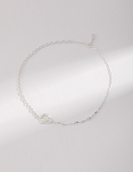 Pure silver necklace D0275
