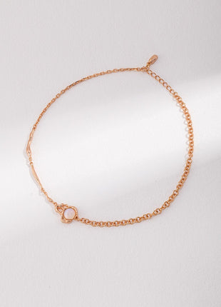 Pure silver necklace D0275