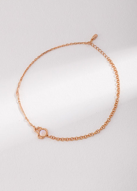 Pure silver necklace D0275