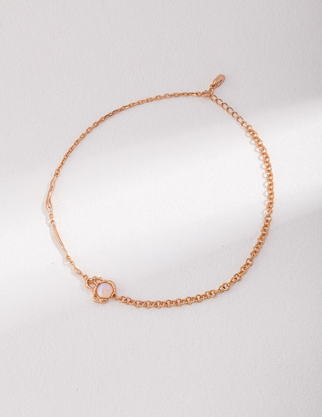 Pure silver necklace D0275