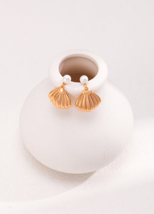 Sterling silver pearl necklace D0391