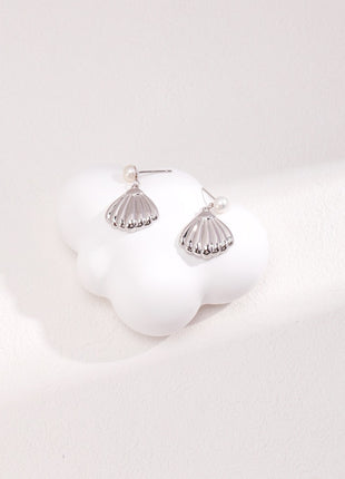 Sterling silver pearl necklace D0391