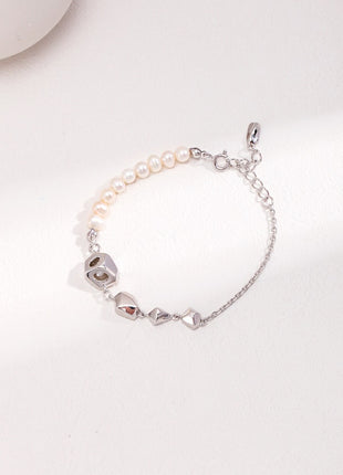 Sterling Silver Pearl Earrings E01025