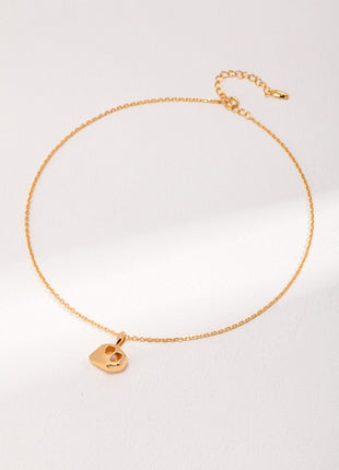 Sterling silver pearl necklace D0429