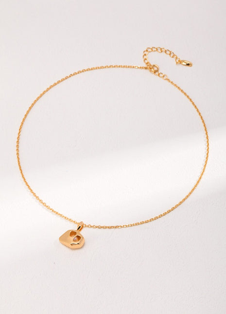 Sterling silver pearl necklace D0429
