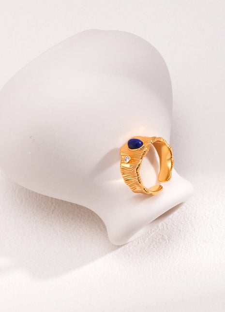 Sterling silver ring J0239