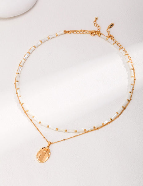 Pure silver necklace D0351