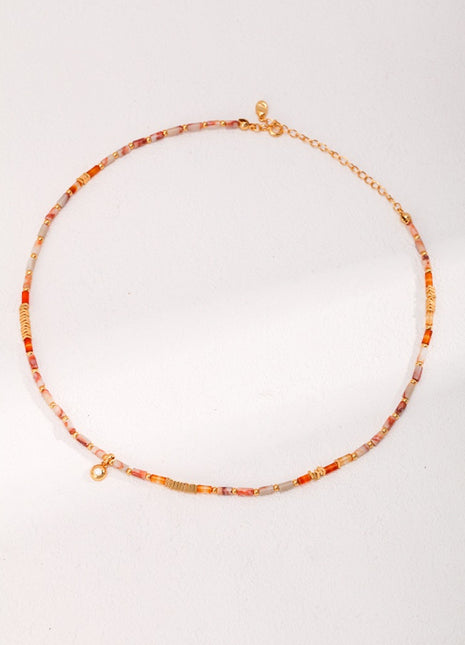 Pure silver necklace D0448