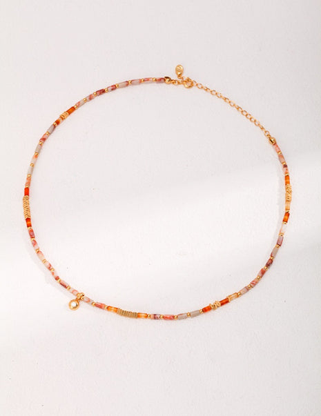 Pure silver necklace D0448
