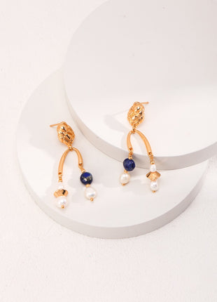 Silver Pearl Earrings E01011