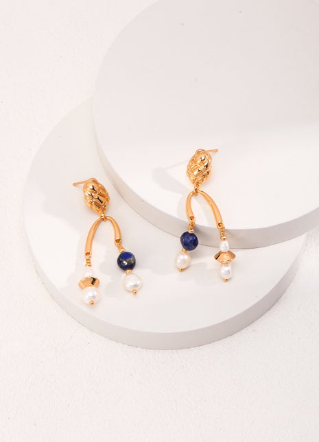 Silver Pearl Earrings E01011