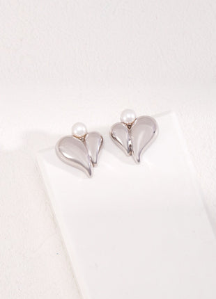 Sterling Silver Pearl Earrings E0949