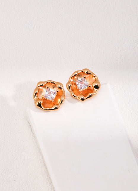 Pure silver earrings E01034