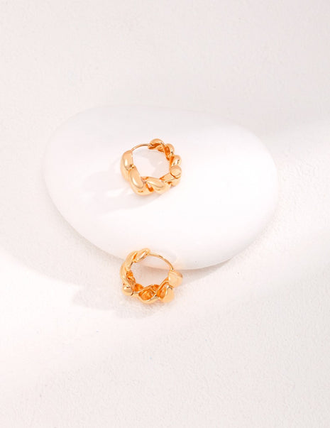 Ins style twisted earring e01088