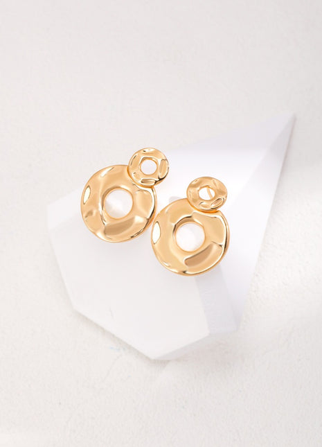 Simple Sterling Silver Earrings E01077