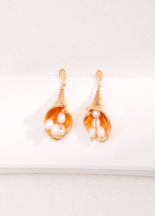 Natural Pearl Earrings E01081