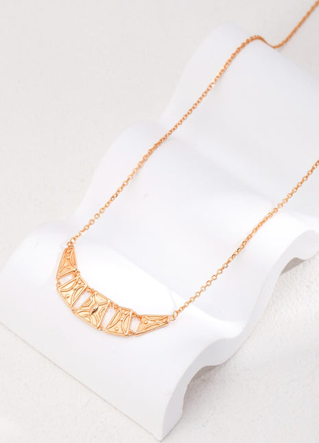 Pure silver necklace D0463