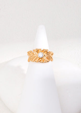 Simple sterling silver ring J0240