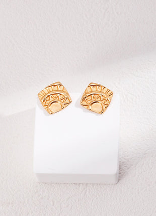 Sterling silver simple earrings E01048