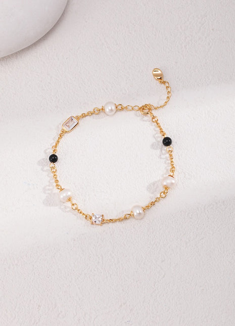 Sterling silver pearl bracelet SL0112-2