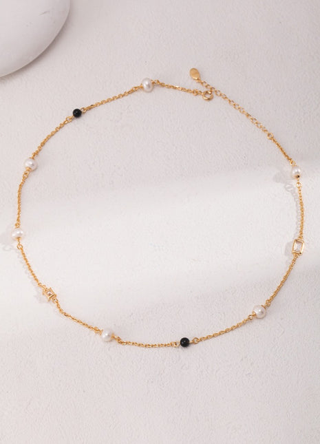 Sterling silver pearl bracelet SL0112-2