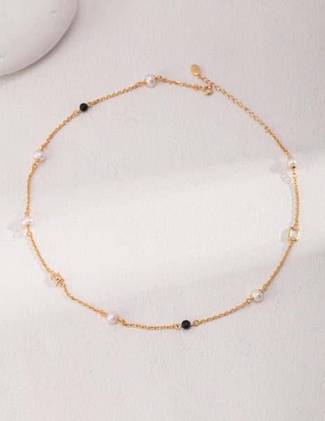 Sterling silver pearl bracelet SL0112-2