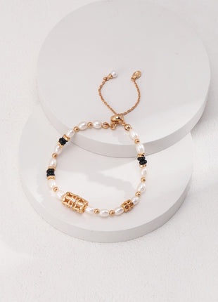 Sterling silver pearl bracelet SL0117