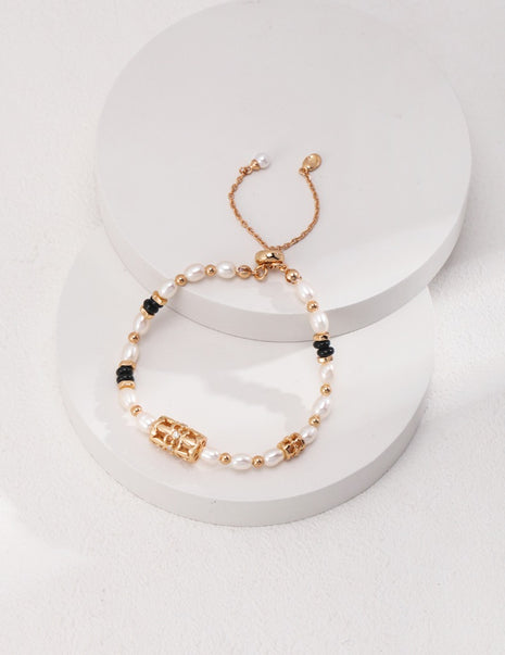 Sterling silver pearl bracelet SL0117