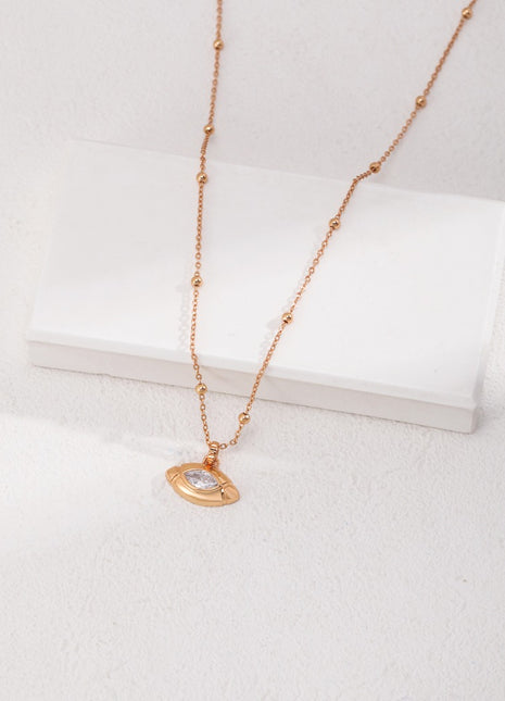 Pure silver necklace D0459-2